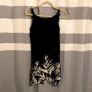 Billabong black & white shift dress